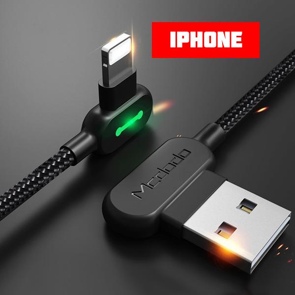 Carregador para iPhone - USB C - Micro-USB | Cabo Titã