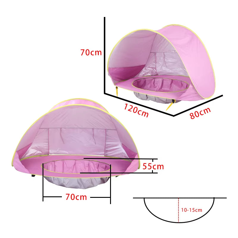 Barraca Bebê com Proteção UV - Tenda Kids
