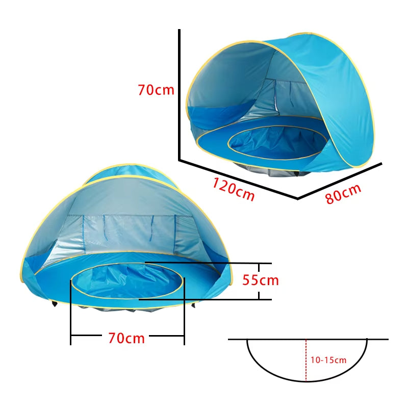 Barraca Bebê com Proteção UV - Tenda Kids