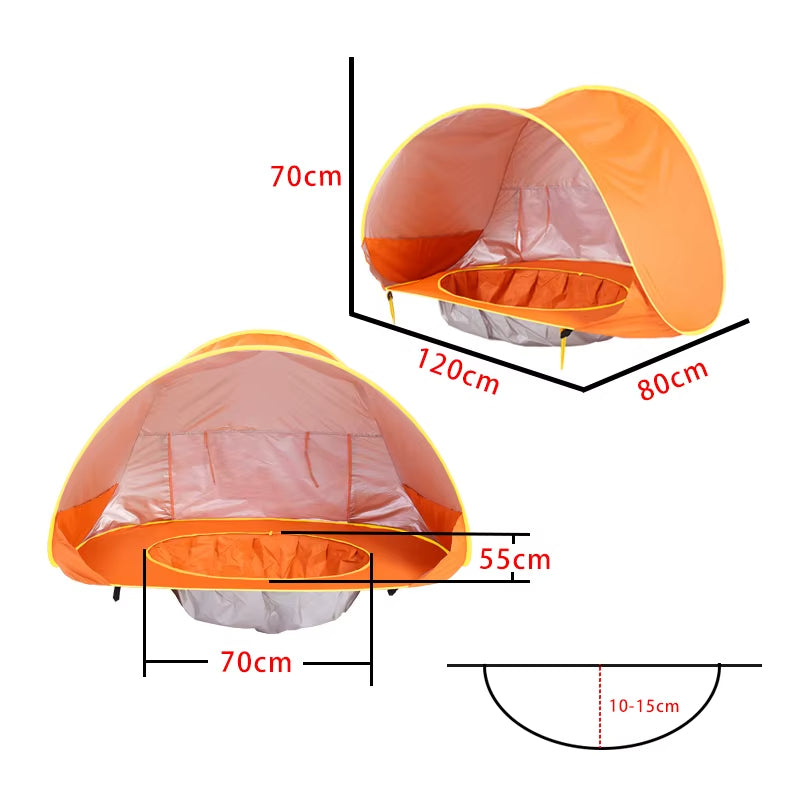 Barraca Bebê com Proteção UV - Tenda Kids